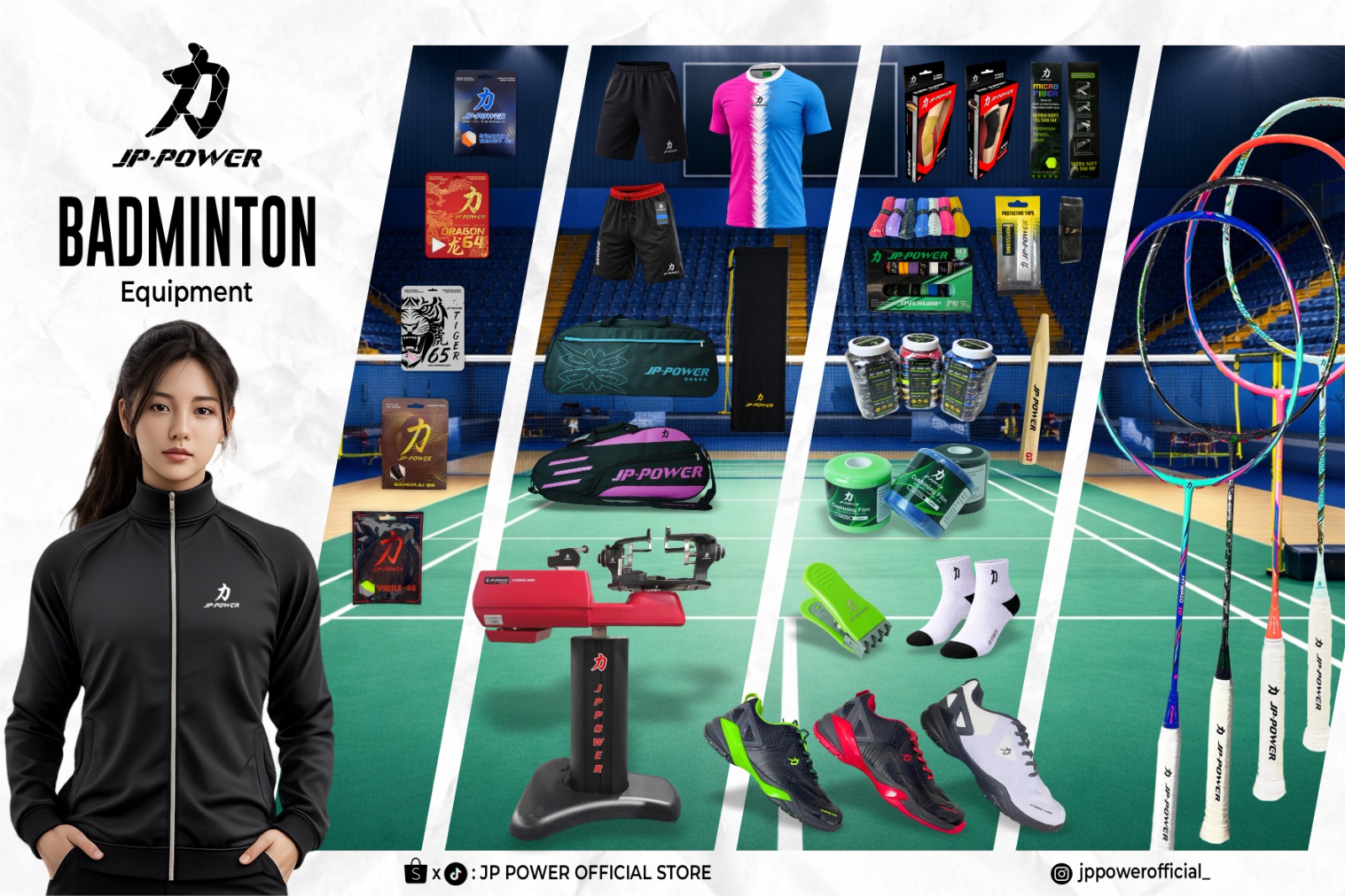 JP-POWER Badminton Equipment